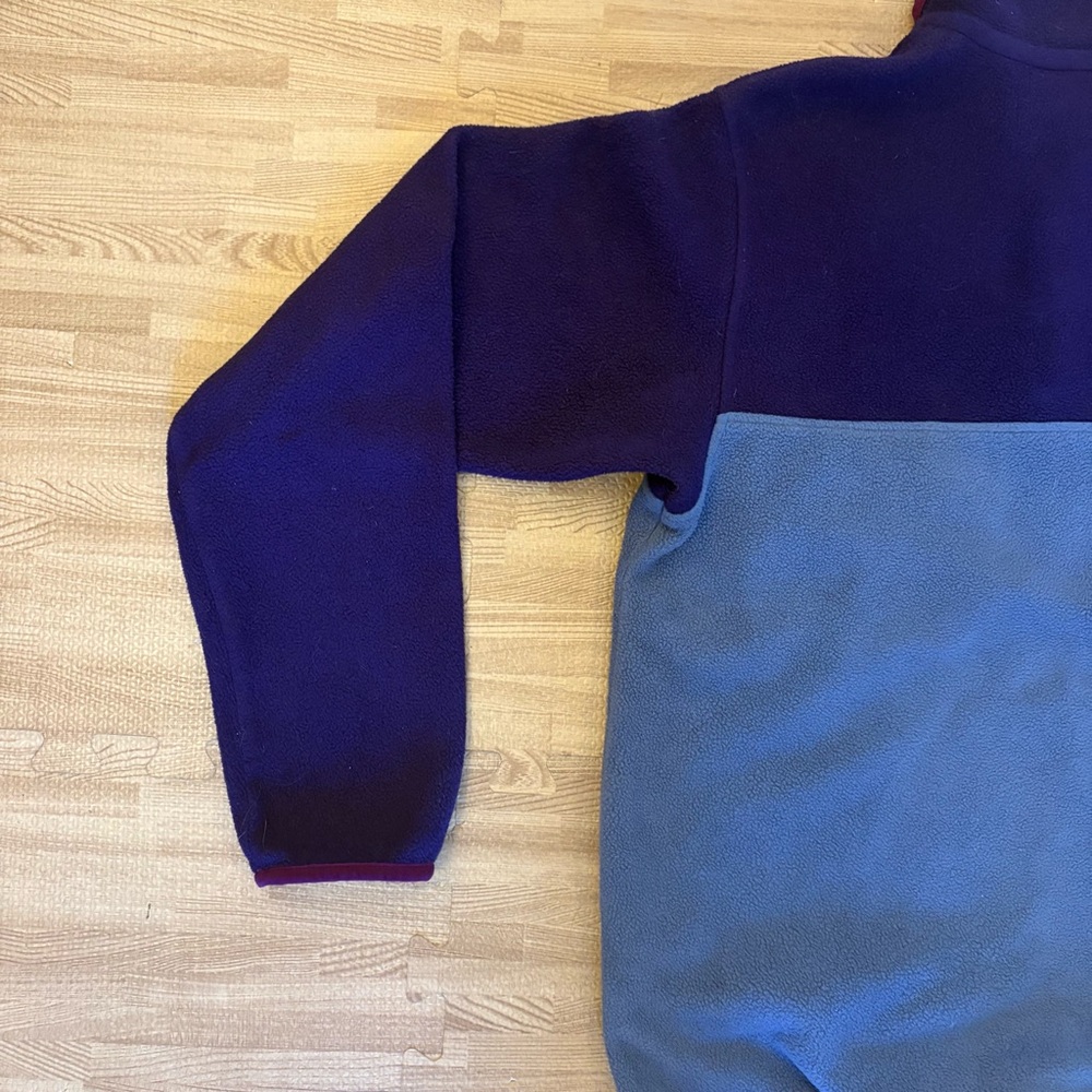 Patagonia Synchilla Snap-T Pullover Women's XS Purple Colorblock Fleece - Picture 10 of 14
